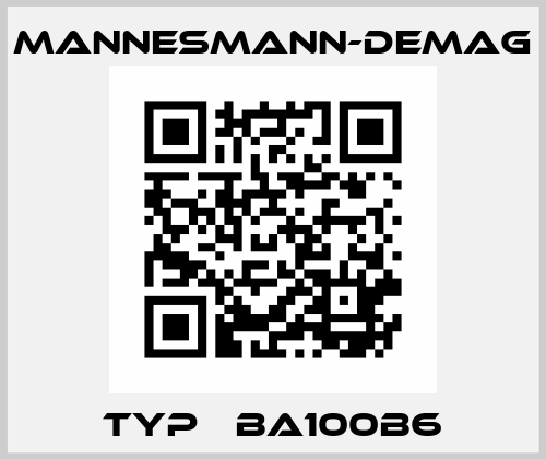 Typ КBA100B6 Mannesmann-Demag