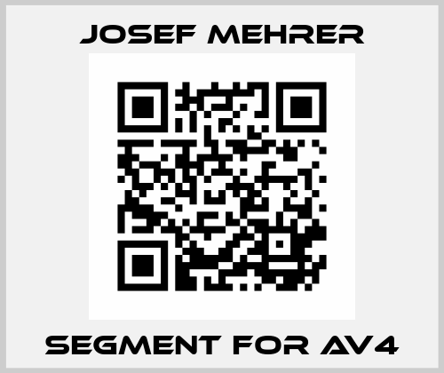 segment for AV4 Josef Mehrer