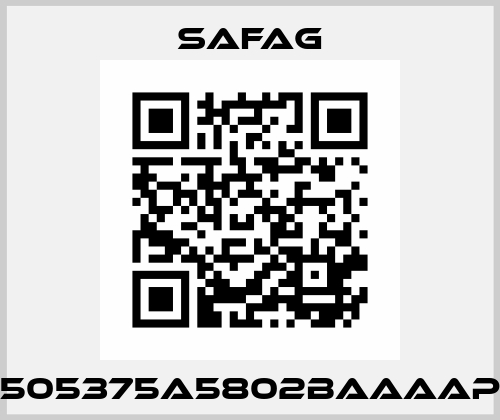 505375A5802BAAAAP SAFAG