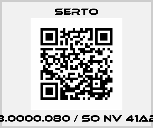 028.0000.080 / SO NV 41A21-8 Serto