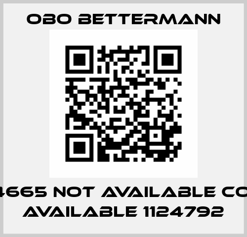 1124665 not available code, available 1124792 OBO Bettermann