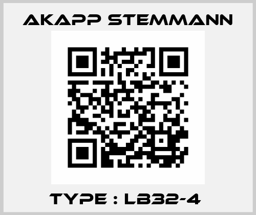 TYPE : LB32-4  Akapp