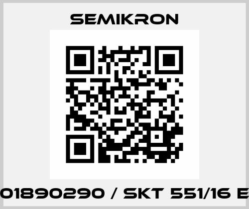 01890290 / SKT 551/16 E Semikron