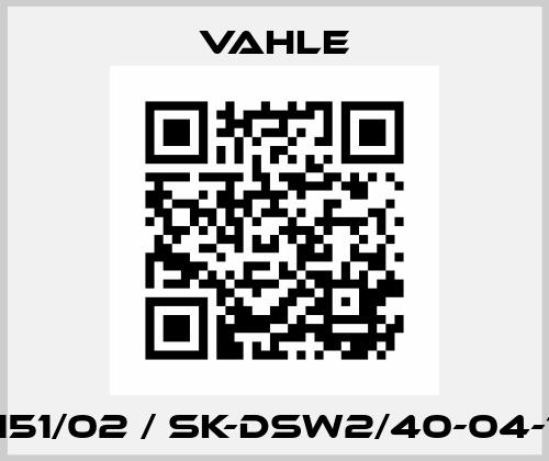 0168151/02 / SK-DSW2/40-04-14-FN Vahle
