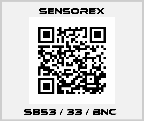 S853 / 33 / BNC  Sensorex
