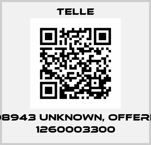 208943 unknown, offered 1260003300 Telle