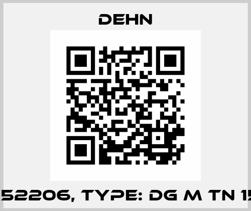 P/N: 952206, Type: DG M TN 150 FM Dehn