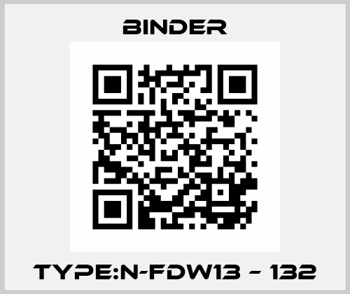 Type:N-FDW13 – 132 Binder