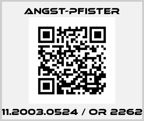 11.2003.0524 / OR 2262 Angst-Pfister
