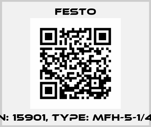 p/n: 15901, Type: MFH-5-1/4-B Festo