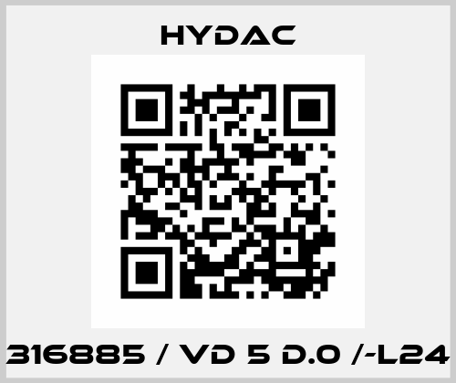 316885 / VD 5 D.0 /-L24 Hydac