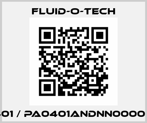 PA401 / PA0401ANDNN0000 LPL Fluid-O-Tech