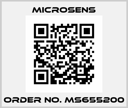 Order No. MS655200 MICROSENS