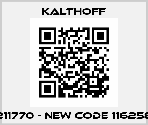 211770 - new code 116258 KALTHOFF