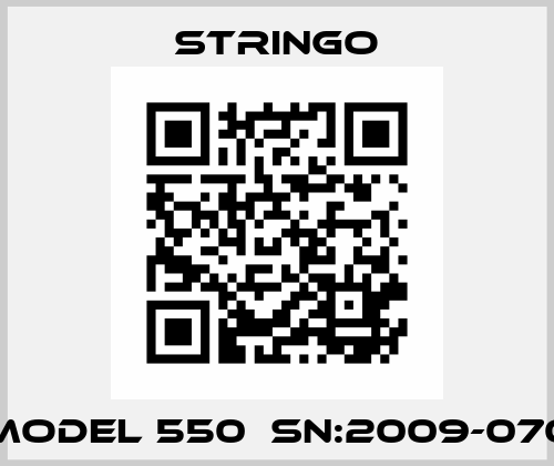 Model 550  SN:2009-070 Stringo