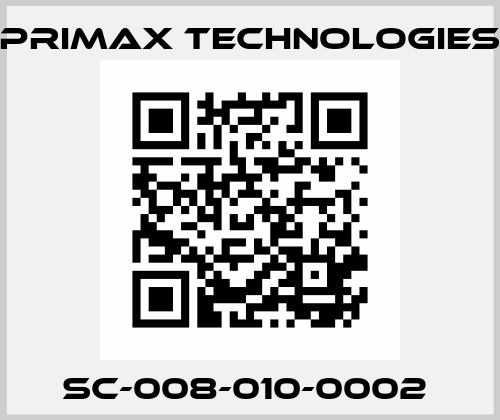 SC-008-010-0002  Primax Technologies