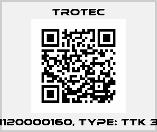 P/N: 1120000160, Type: TTK 350 S Trotec