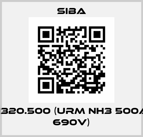 2021320.500 (URM NH3 500A aR 690V) Siba