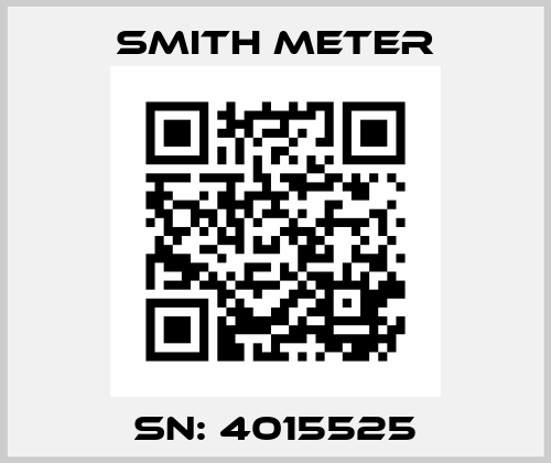 SN: 4015525 Smith Meter