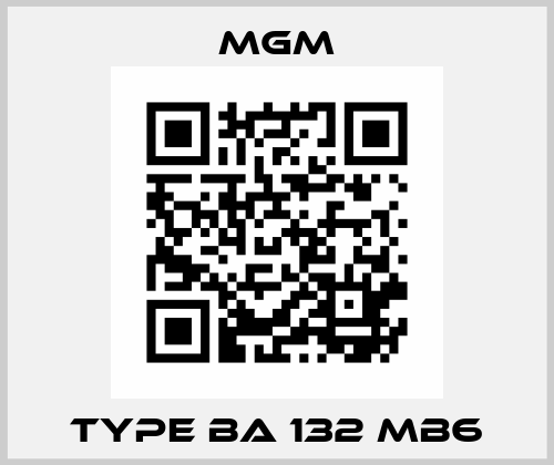 TYPE BA 132 MB6 Mgm