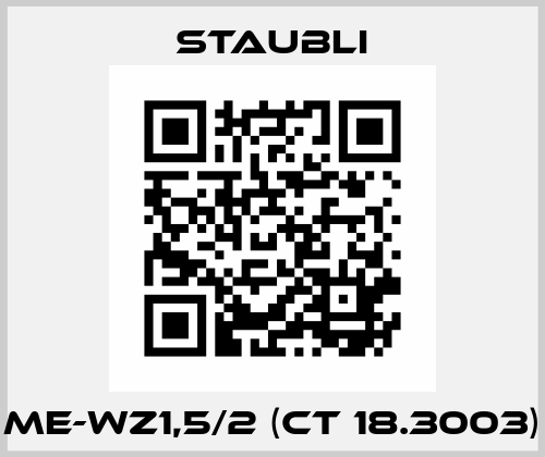 ME-WZ1,5/2 (CT 18.3003) Staubli