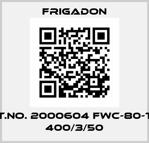 Art.No. 2000604 FWC-80-TRP 400/3/50 Frigadon