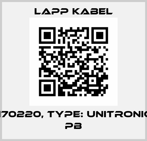 P/N: 2170220, Type: UNITRONIC® BUS PB Lapp Kabel