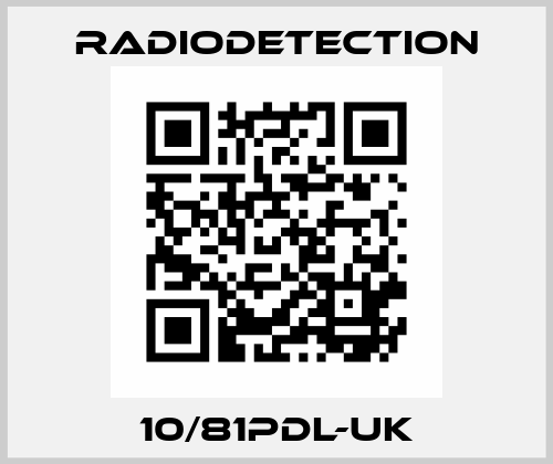 10/81PDL-UK Radiodetection