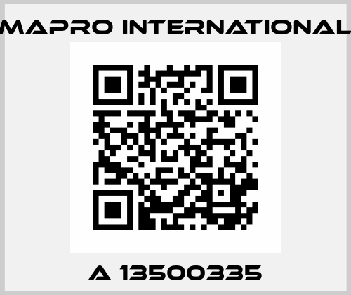 A 13500335 MAPRO International