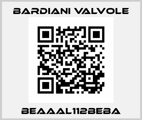 BEAAAL112BEBA Bardiani Valvole