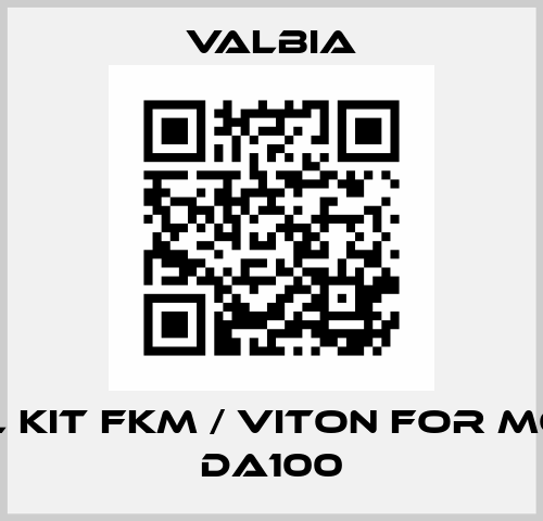 Seal kit FKM / Viton for model DA100 Valbia