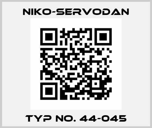 Typ No. 44-045 Niko-Servodan