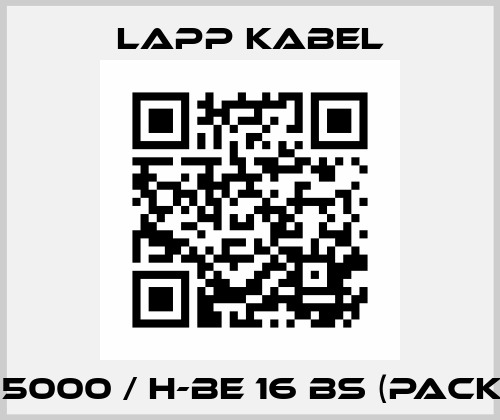 10195000 / H-BE 16 BS (pack x5) Lapp Kabel