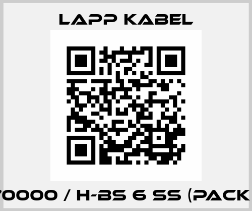10170000 / H-BS 6 SS (pack x5) Lapp Kabel
