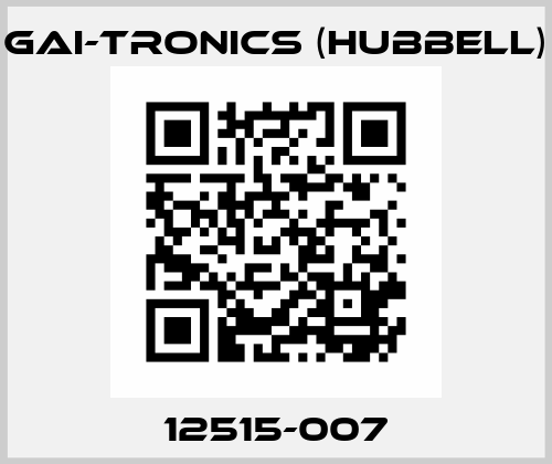 12515-007 GAI-Tronics (Hubbell)