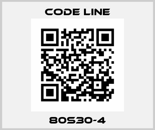 80S30-4 Code Line