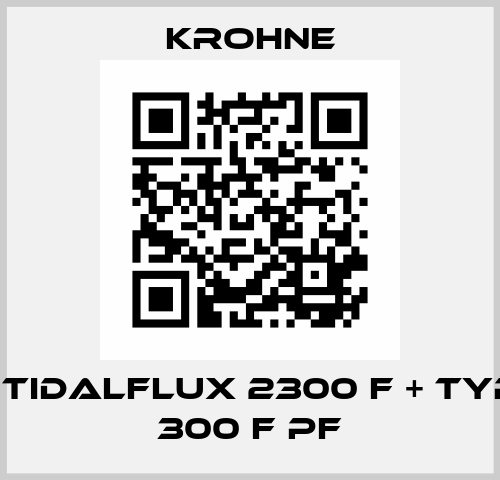 Typ TIDALFLUX 2300 F + Typ IFC 300 F PF Krohne