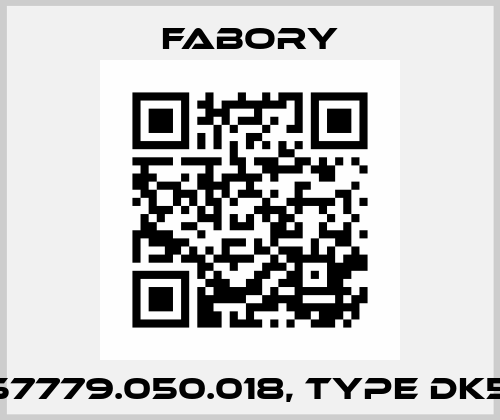 PN: 57779.050.018, Type DK50/18 Fabory