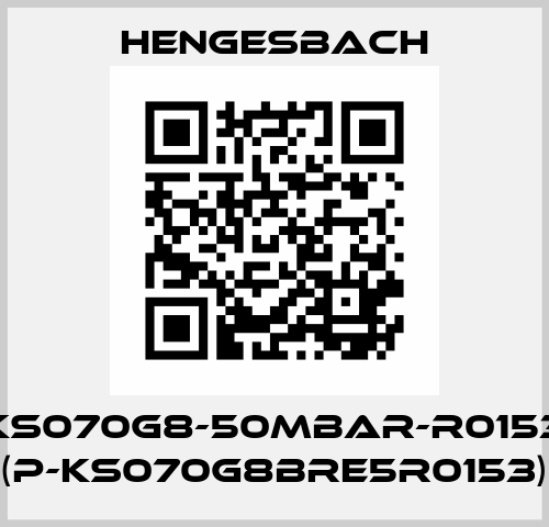 KS070G8-50mbar-R0153 (P-KS070G8BRe5R0153) Hengesbach