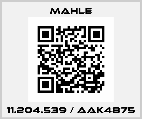 11.204.539 / AAK4875 Mahle