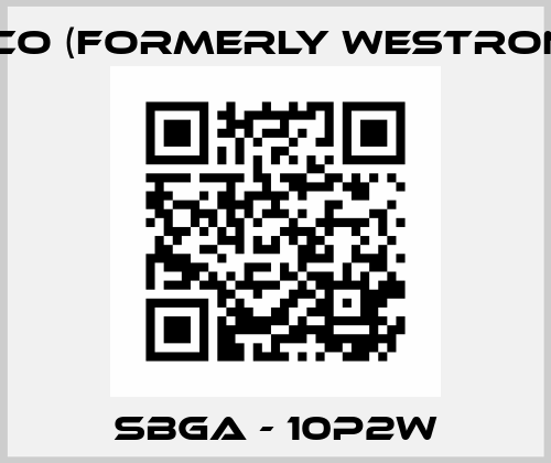 SBGA - 10P2W Luxco (formerly Westronics)