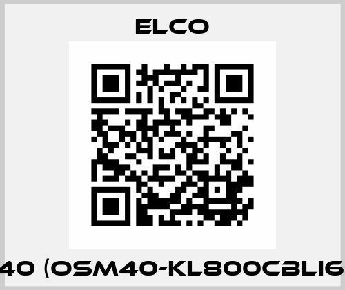 OSM40 (OSM40-KL800CBLI6Q12.1) Elco