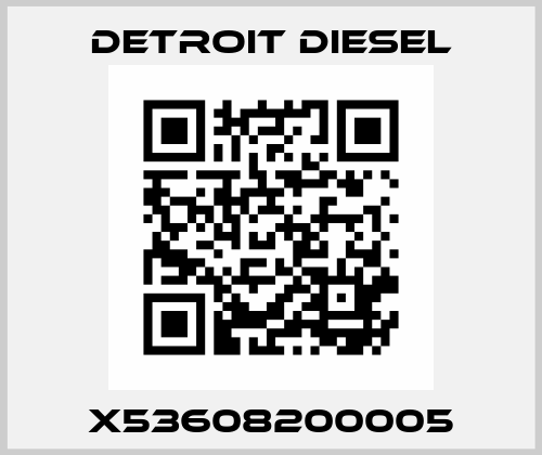 X53608200005 Detroit Diesel