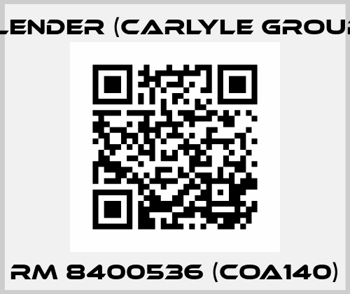 RM 8400536 (COA140) Flender (Carlyle Group)