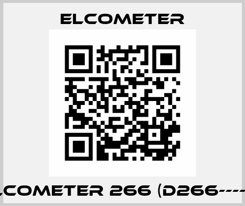 Elcometer 266 (D266----4) Elcometer
