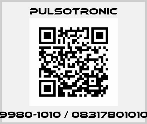 9980-1010 / 08317801010 Pulsotronic