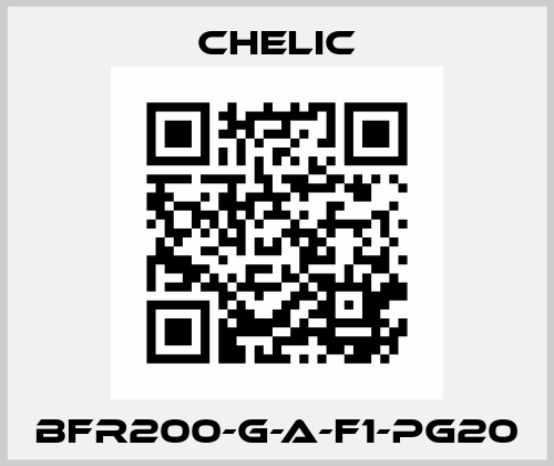 BFR200-G-A-F1-PG20 Chelic
