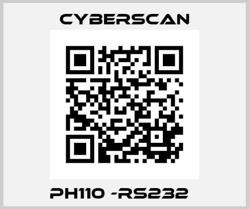  PH110 -RS232   CyberScan