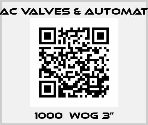 1000  WOG 3" Triac Valves & Automation