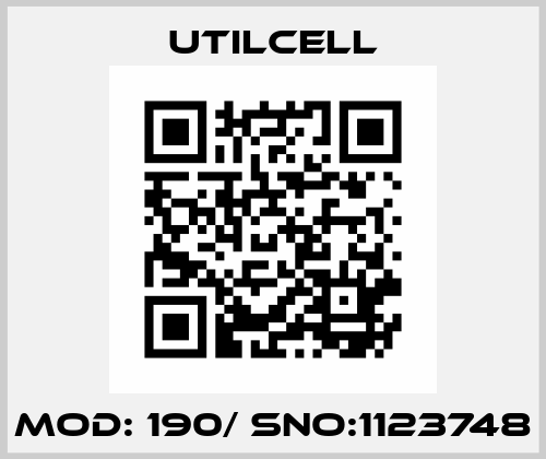 Mod: 190/ SNo:1123748 Utilcell